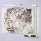 Script Songbook Muziek Lady Bird Decoupage Tissuepapier (Craft)