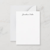 Script tendance calligraphié Nom Modèle Moderne (Devant)