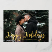 Script tendance Joyeux vacances photo (Recto)