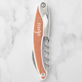 Script Terra Cotta Kurkentrekker Bottle Open (Achterkant)