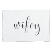 Script Typografie Zijn en Heren Kussensloop (Voorkant-Rechts)