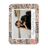  Script Valentijnsdag koppelt foto's Magneet (Verticaal)