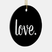 script van chic LOVE. Keramisch Ornament (Rechts)