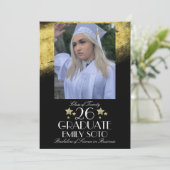 Script voor diploma-uitreikingsfeest collage ster kaart (Staand voorkant)