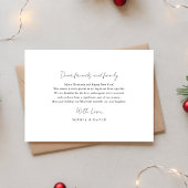 Script Vrolijk en getrouwde Pas getrouwd Foto Kers Feestdagenkaart