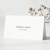 Script Wedding Place Card met gastennaam Kaart