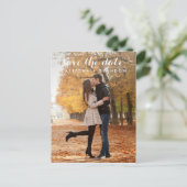 SCRIPT WHIMSICAL BLANC ENREGISTRER LA DATE CARTE P (Debout devant)