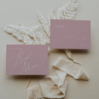 Script Whimsical | Carte de proposition Rose Best