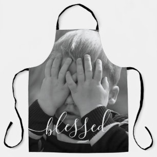 Script Wording Custom Photo Apron Schort