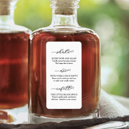 Script Zelfgemaakte Vanilla Extract Instructies La Etiket