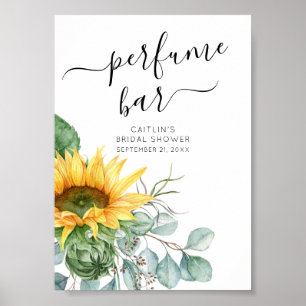 Script Zonnebloem Vrijgezellenfeest Parfum Bar Sig Poster