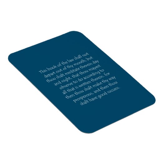 Scriptcitaat Joshua 1 8 Magneet (Rechterzijde)