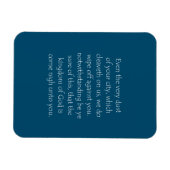 Scriptcitaat Luke 10 11 Magneet (Horizontaal)