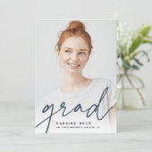 Scripted Afstudeerder | Foto-Afstuderen Aankondiging (Staand voorkant)