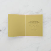 Scripted Godsdienstige Foto van het Monogram van Bedankkaart (Binnen)