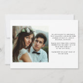 Scripted Hearts | Aankondiging foto elopement (Achterkant)
