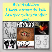 Scripted;Poster van de liefde Poster (Voorkant)