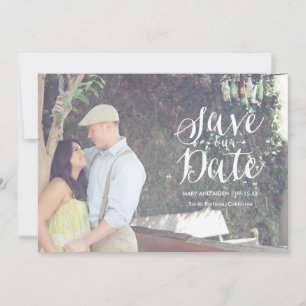 Scripted Save-the-Date Aankondiging van de Kaart v
