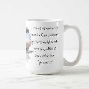 Scriptfesians 2:10 met California Quail Koffiemok