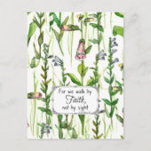 Scriptlooppas door Faith 2 Corinthians geprezen Ka Briefkaart (Voorkant)