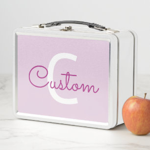 Scriptnaam & monogram Magenta & Lichtpaars