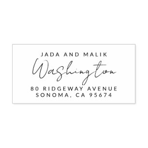 Scriptnaam van paar 	rubberstempel