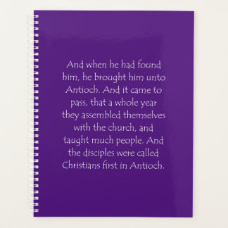 Scriptnotering Acts 11 26 Planner
