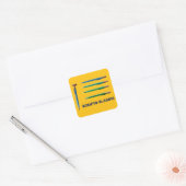 Scripto Klassiek Mechanisch Potlood Vierkante Sticker (Envelop)