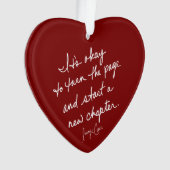 Scripts à la main Commencer un nouveau chapitre In (devant)