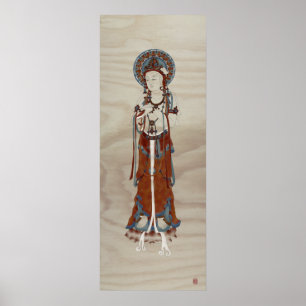 Scripts Buddha Doug Fir Background Art Print