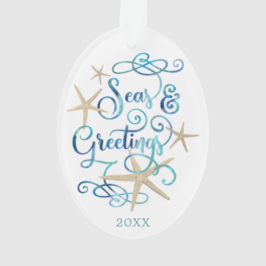 Scripts de Noël côtier tropical SEA & GREETINGS (dos)