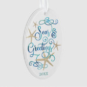 Scripts de Noël côtier tropical SEA & GREETINGS (devant)