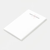 Scripts initialen Post it Notes (Schuin)