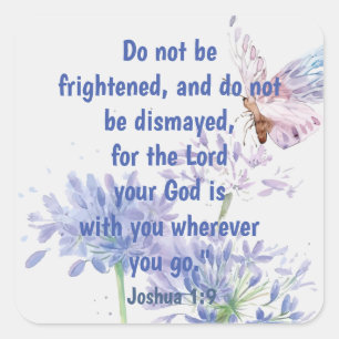 Scripts, Inspirerend, Quote Dragonfly Klassiek Vierkante Sticker