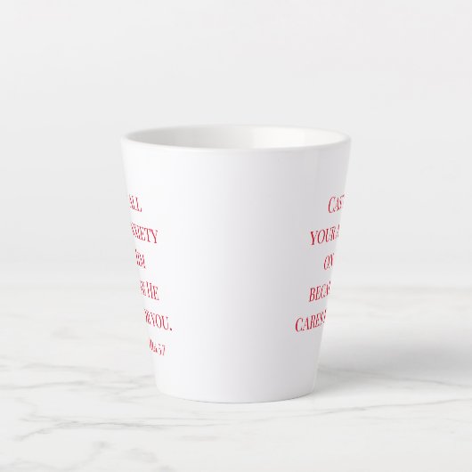 Scripts maken je zorgen over hem latte mok (Voorkant)