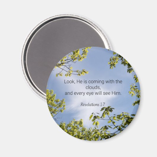 Scripts, onthullingen 1:7, magneet (Voorkant / Achterkant)