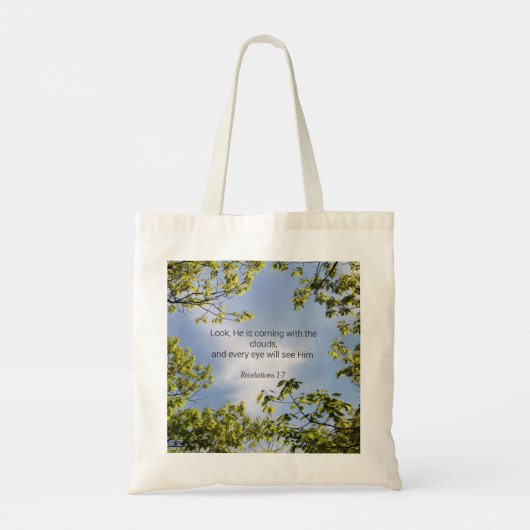 Scripts, onthullingen 1:7 tote bag (Achterkant)