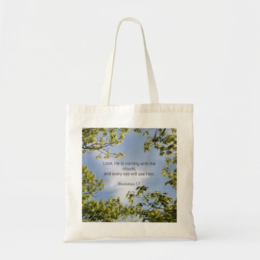 Scripts, onthullingen 1:7 tote bag (Voorkant)
