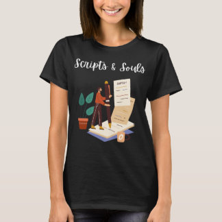"Scripts & Souls" voor psychologen T-shirt