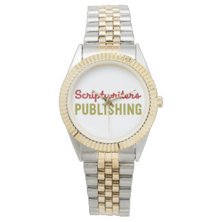 Scriptschrijvers publiceren Red/Gold Watch Horloge
