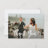 scripttekst bedankt voor je trouwfotokaart (Voorkant)