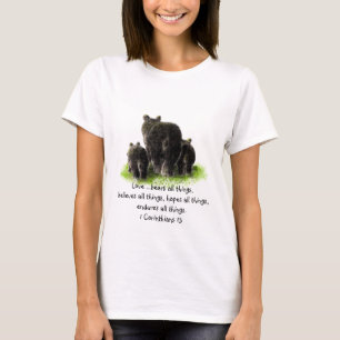 Scripture 1 Corinthians 13:4 Love is T-shirt
