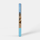 Scripture Blue Sky Calvary Crosses Gold Dove Samsung Galaxy Hoesje (Rechterkant)