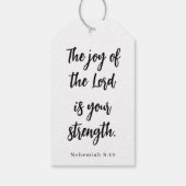 Scripture Centerpiece Decoration Graduation Party Cadeaulabel (Achterkant)