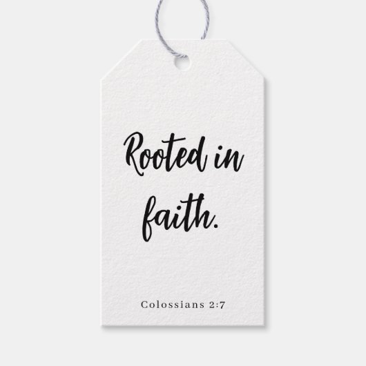Scripture Centerpiece Decoration Graduation Party Cadeaulabel (Voorkant)