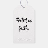 Scripture Centerpiece Decoration Graduation Party Cadeaulabel (Achterkant)