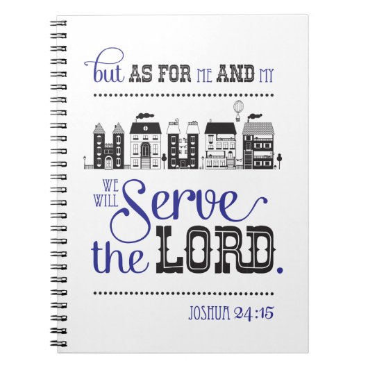 Scripture Inspired Journal Bible Joshua 24 (Devant)