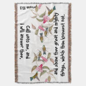 Scripture Jeremiah 33:3 de Blanket van de Throw Deken (Voorkant Verticaal)