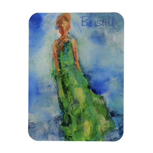 Scripture magnet "Be Still" (Vertical)