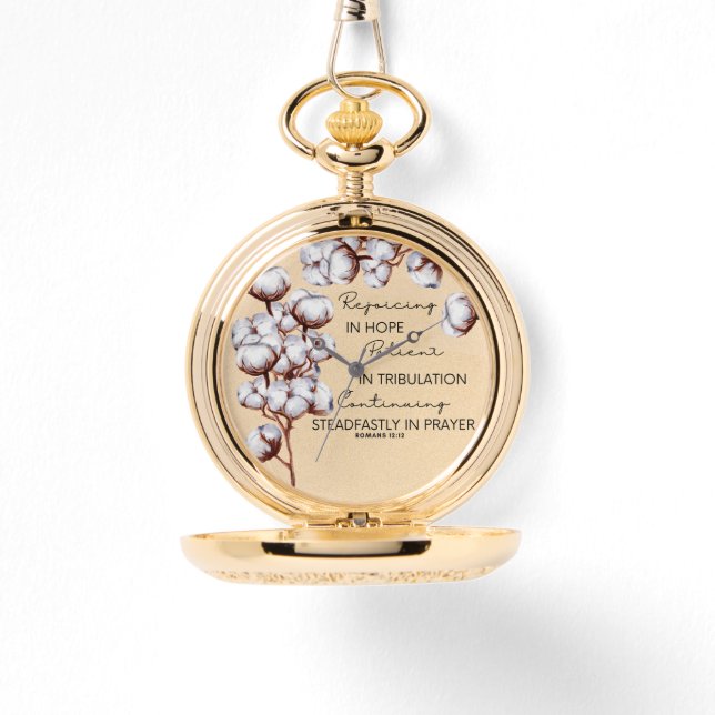 Scripture Pocket Watch Horloge (Voorkant)